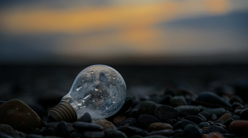 Electricity increase lightbulb